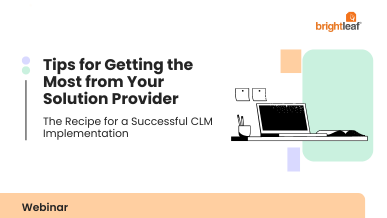 The Recipe for a Successful CLM Implementation