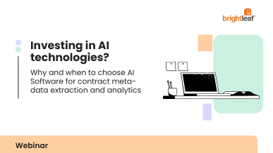 Why and when to choose AI Software for contract meta-data extraction