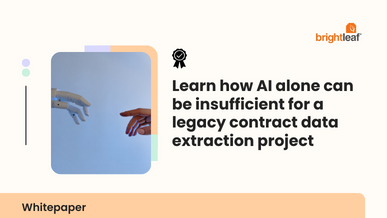 Is AI Software Enough For Legacy Contract Data Migration
