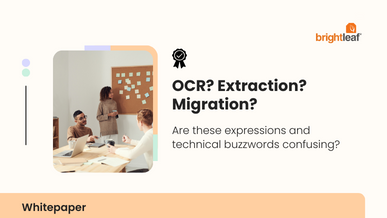 OCR? Extraction? Migration?